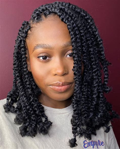 short passion twists hairstyles